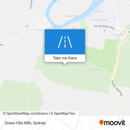Green Hils Mtb map