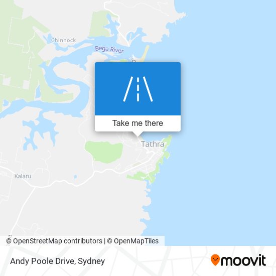 Andy Poole Drive map