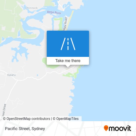 Pacific Street map