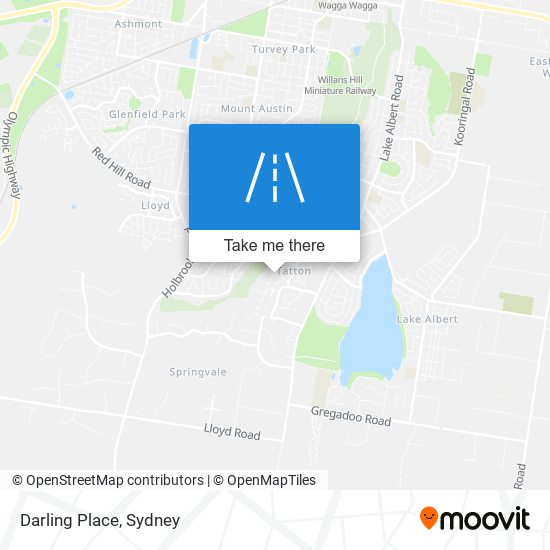 Darling Place map