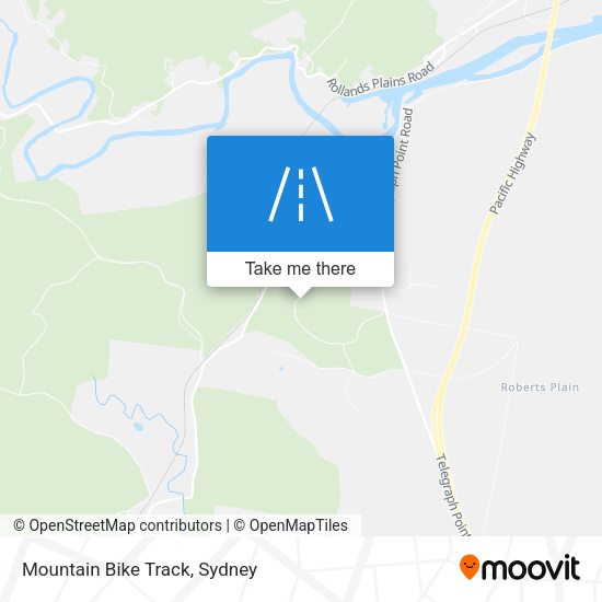 Mountain Bike Track map
