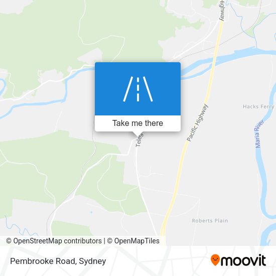 Pembrooke Road map