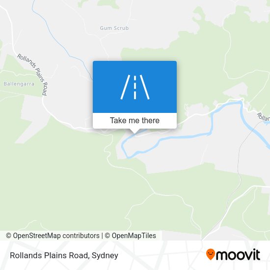 Rollands Plains Road map