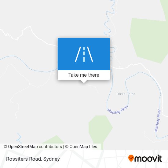 Rossiters Road map
