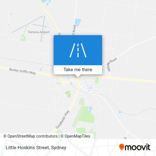 Little Hoskins Street map