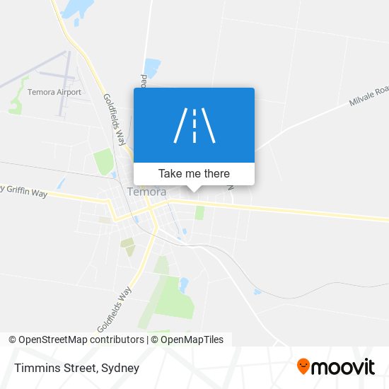 Timmins Street map