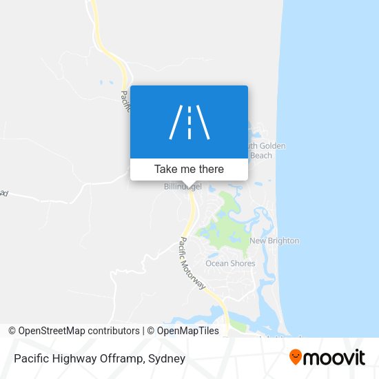 Pacific Highway Offramp map
