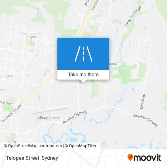 Telopea Street map