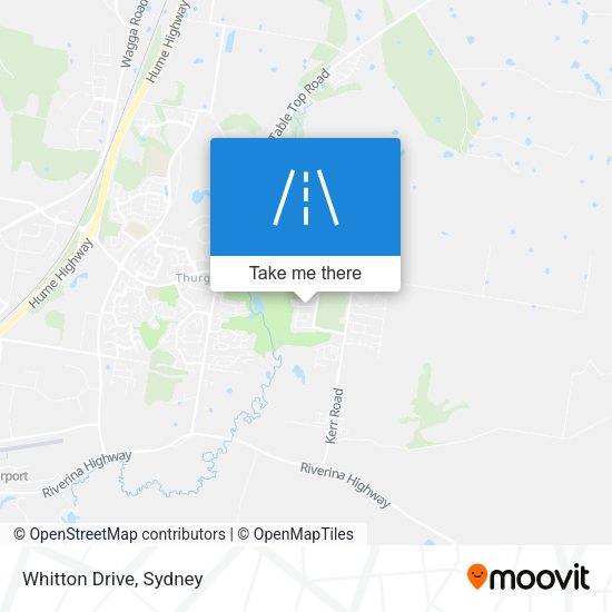 Whitton Drive map