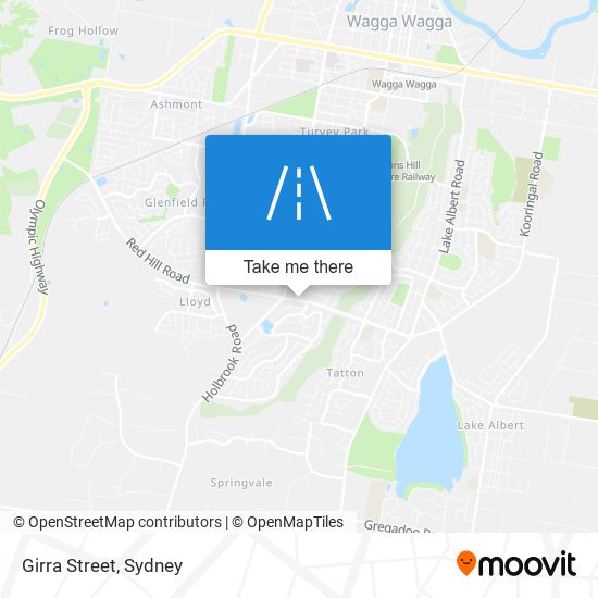 Girra Street map