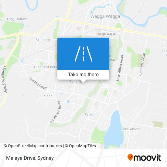 Malaya Drive map