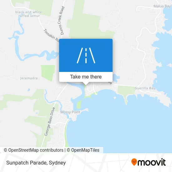 Mapa Sunpatch Parade