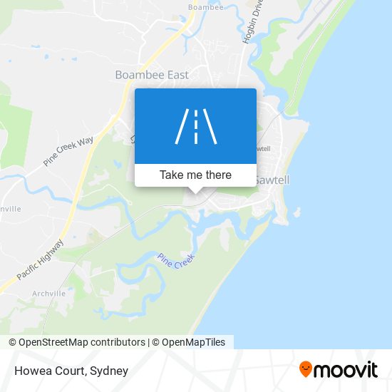 Howea Court map