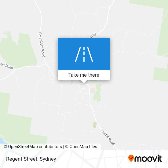 Regent Street map