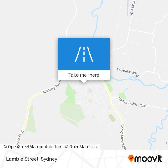 Mapa Lambie Street