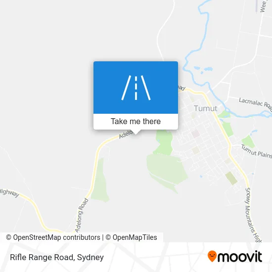 Mapa Rifle Range Road