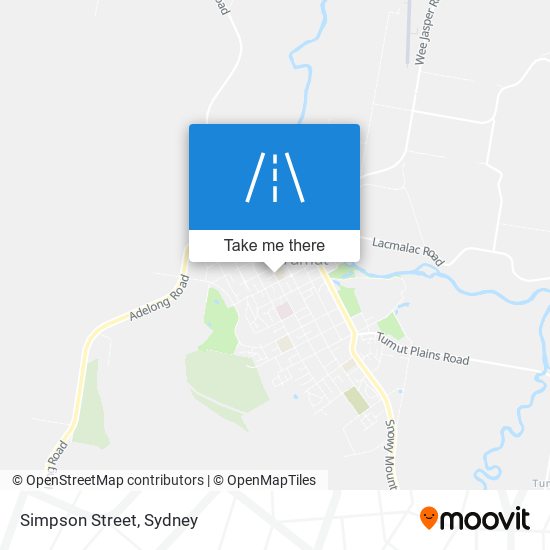 Simpson Street map