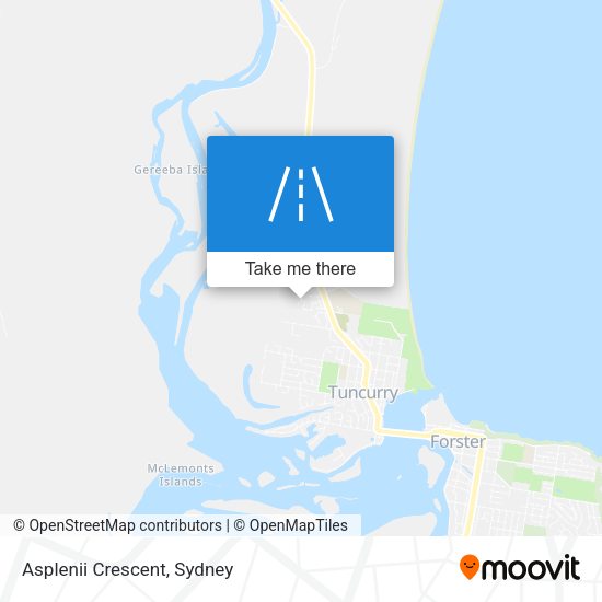 Asplenii Crescent map