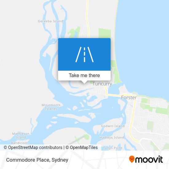 Commodore Place map