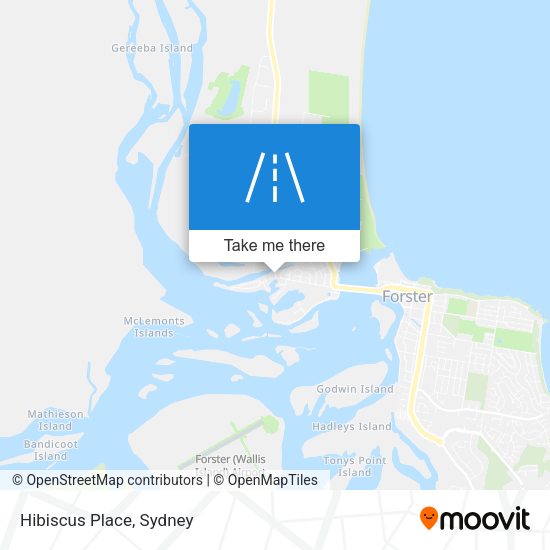 Hibiscus Place map