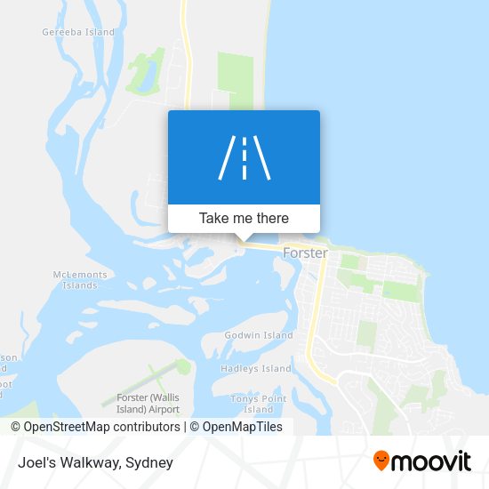Joel's Walkway map