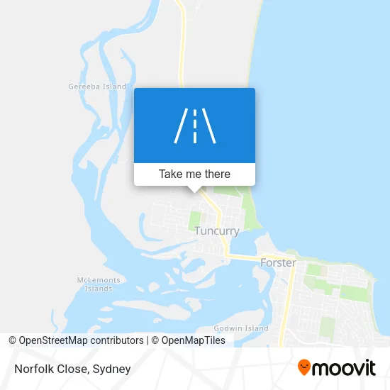 Norfolk Close map