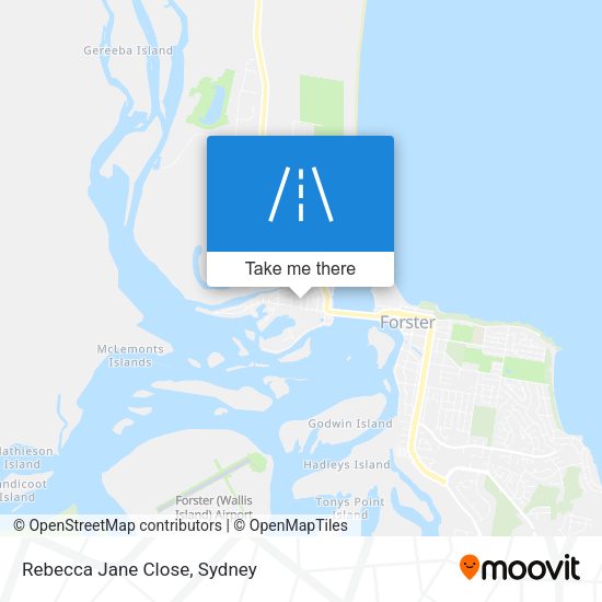 Rebecca Jane Close map