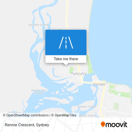 Rennie Crescent map
