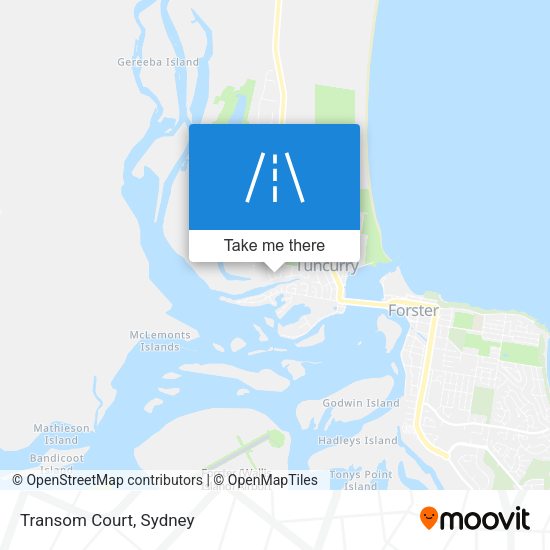 Transom Court map