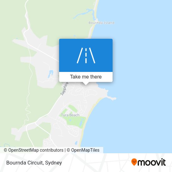 Bournda Circuit map