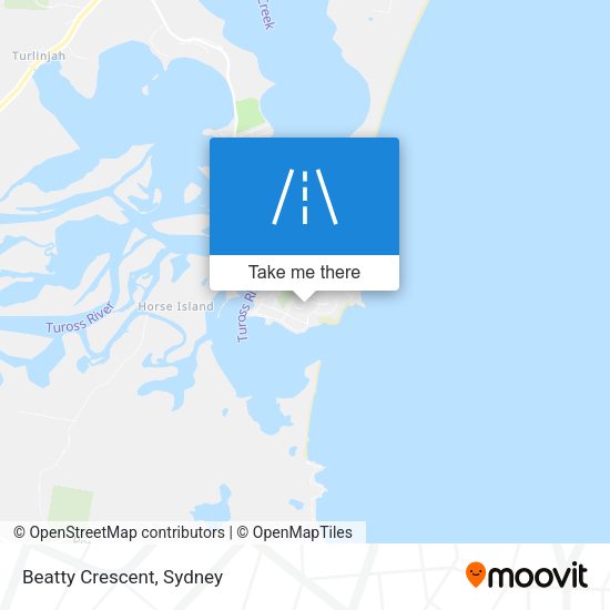 Beatty Crescent map