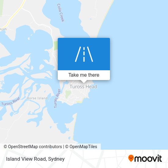 Island View Road map