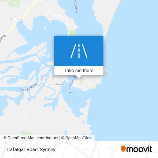 Trafalgar Road map