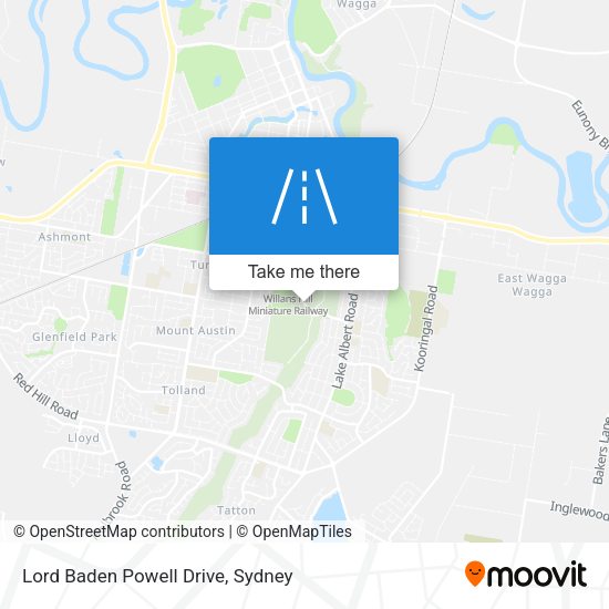 Lord Baden Powell Drive map