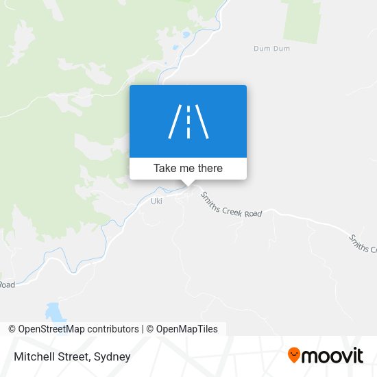 Mitchell Street map