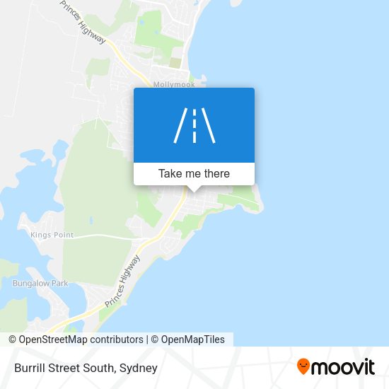 Burrill Street South map