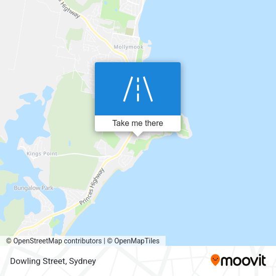 Dowling Street map