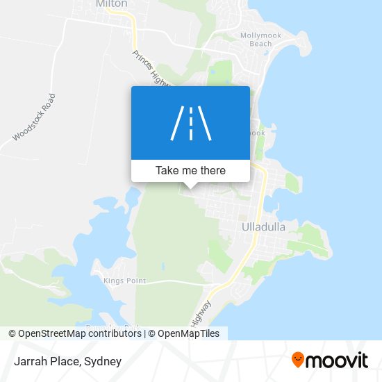 Jarrah Place map