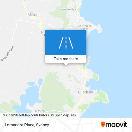 Lomandra Place map