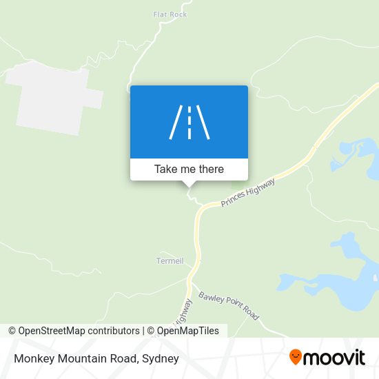 Monkey Mountain Road map