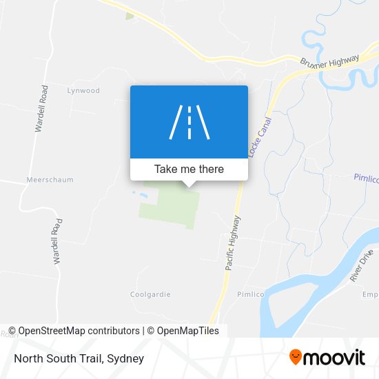 North South Trail map