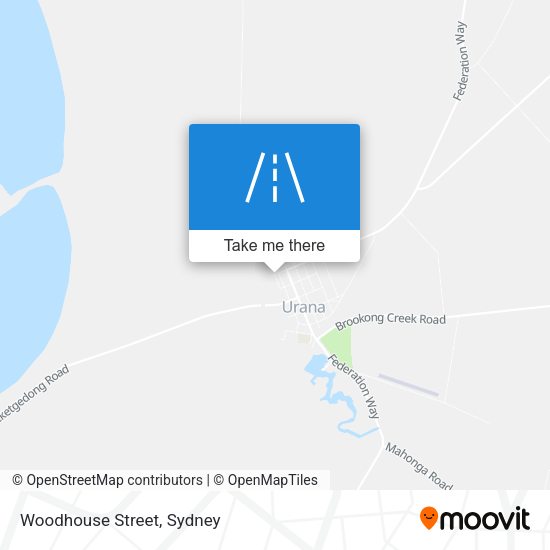 Woodhouse Street map