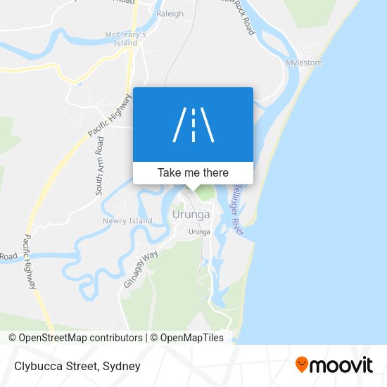Clybucca Street map