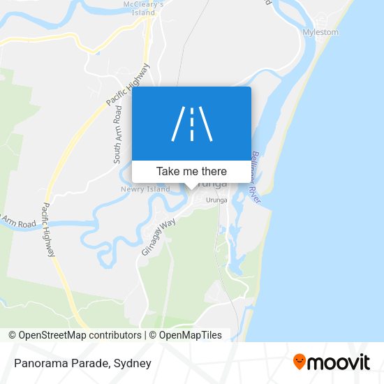 Panorama Parade map
