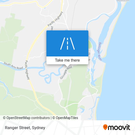 Ranger Street map