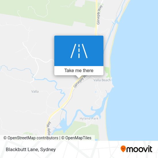 Blackbutt Lane map