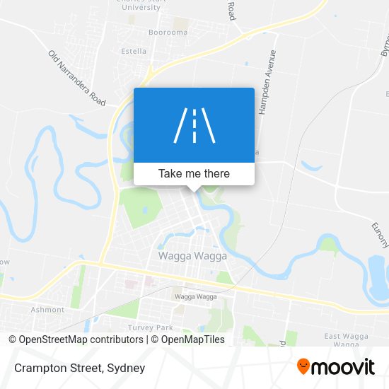 Crampton Street map