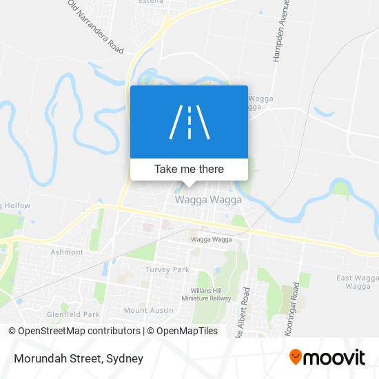 Morundah Street map