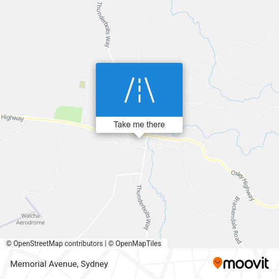 Memorial Avenue map