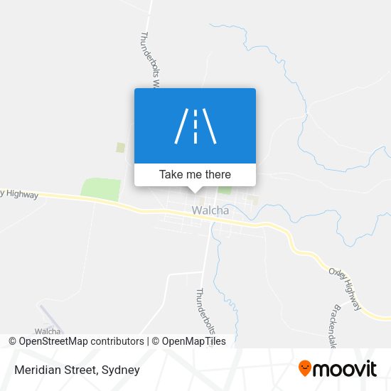 Meridian Street map